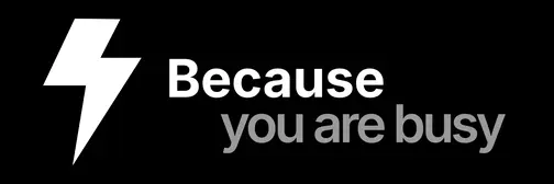 Horizontal logo on dark background