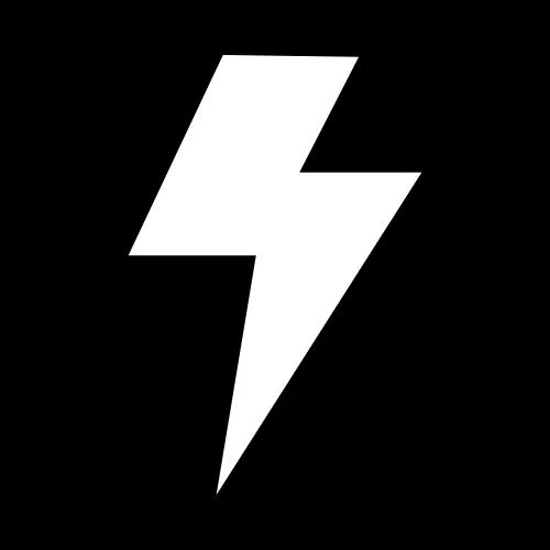 Logomark on dark background